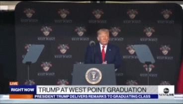 西点军校特朗普演讲,2020年美国西点军校特朗普演讲