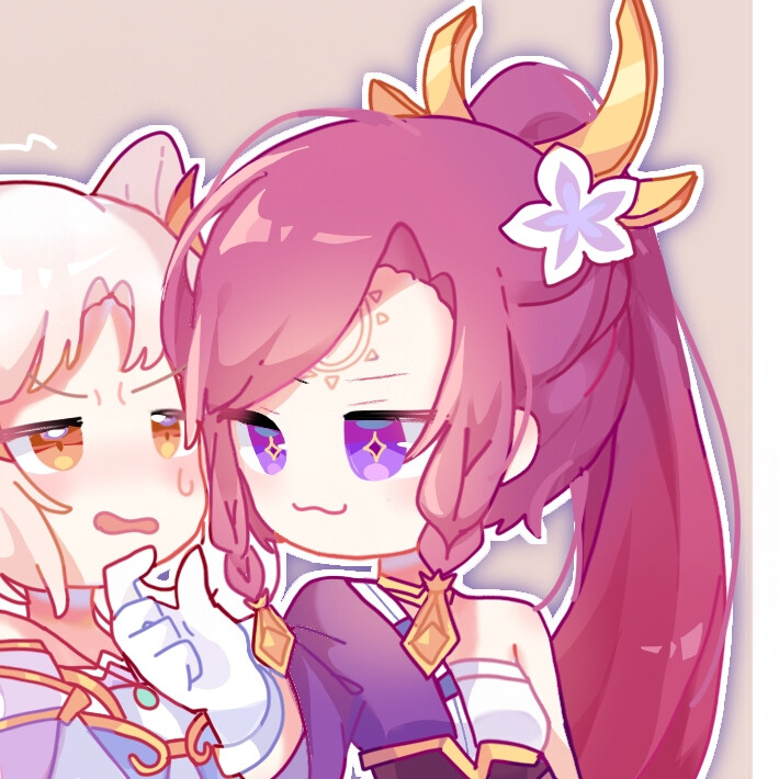 是闺头又是情头的王者头像三人,王者光荣姐妹头像3人高级