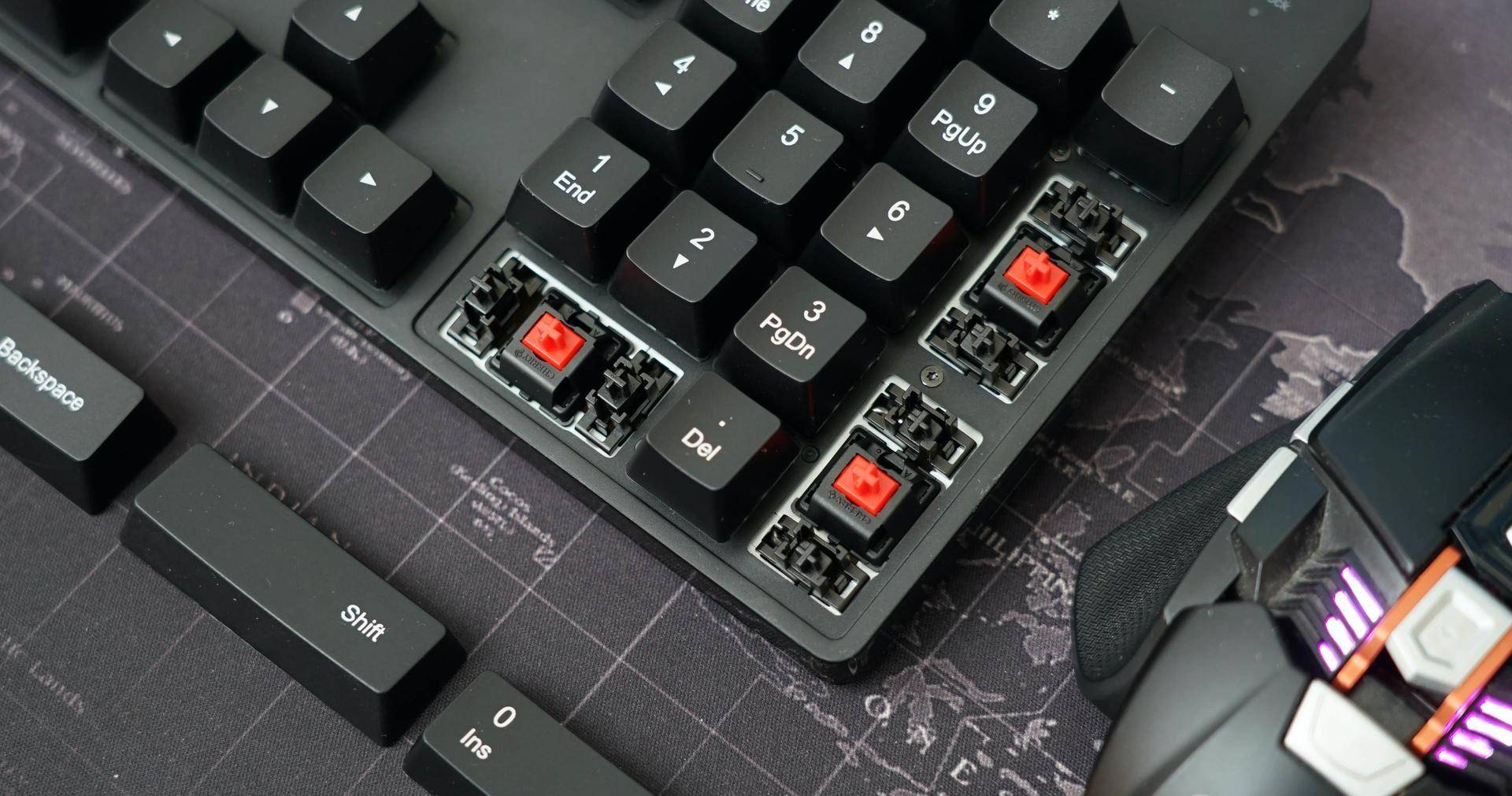 小米cherry版樱桃红轴机械键盘,小米机械键盘cherry版和g50怎么选