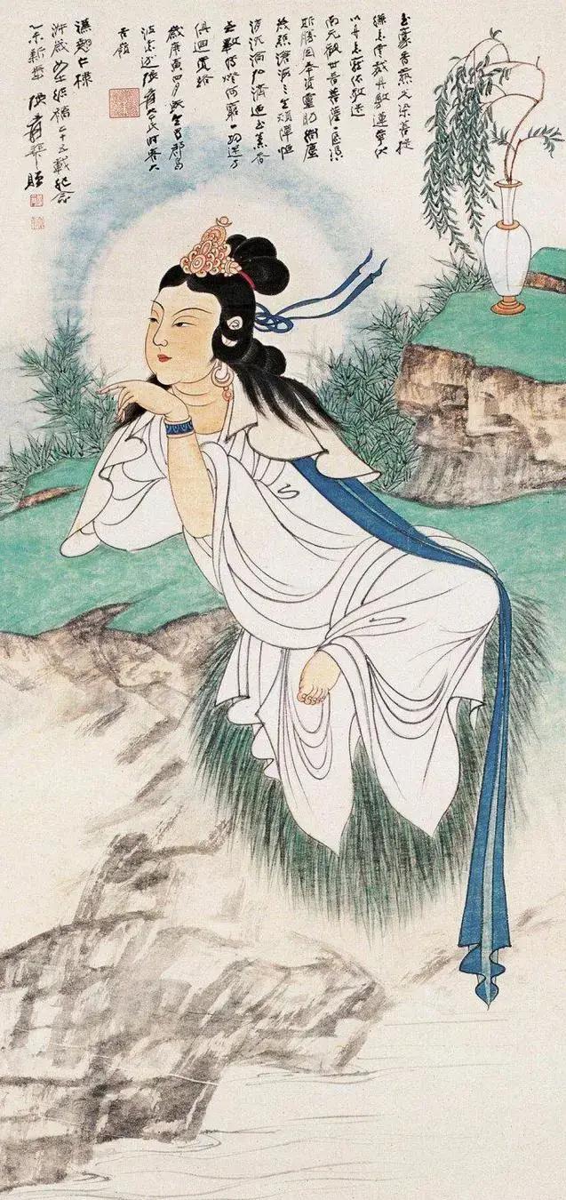 水月观音最美照片,安岳水月观音在哪里