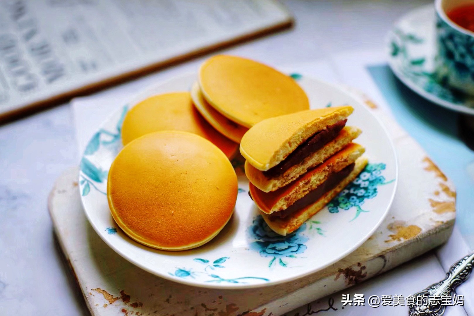 只用一口锅就能吃到的铜锣烧,低卡又好吃的铜锣烧