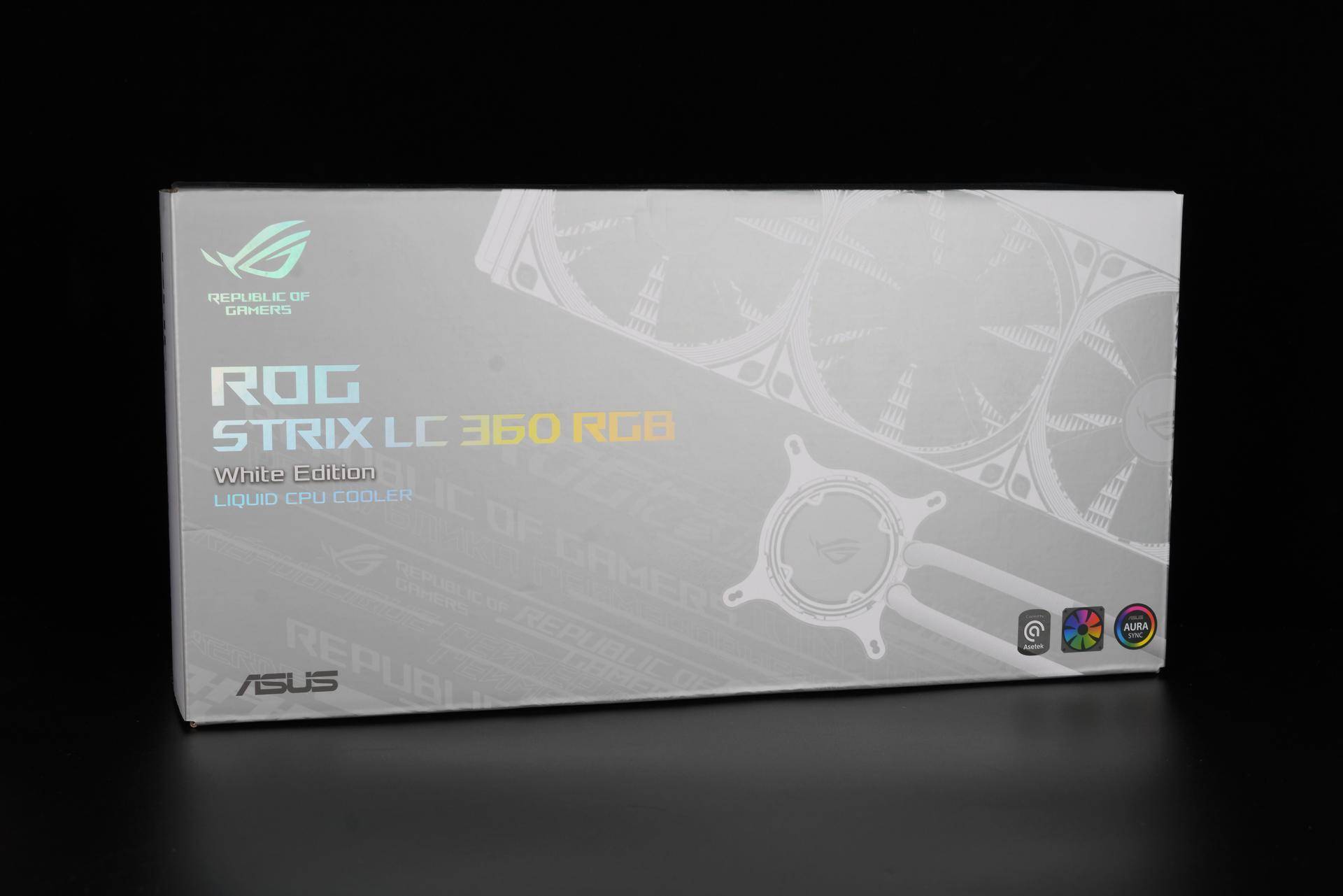 rog太阳神白色开箱,rog太阳神开箱