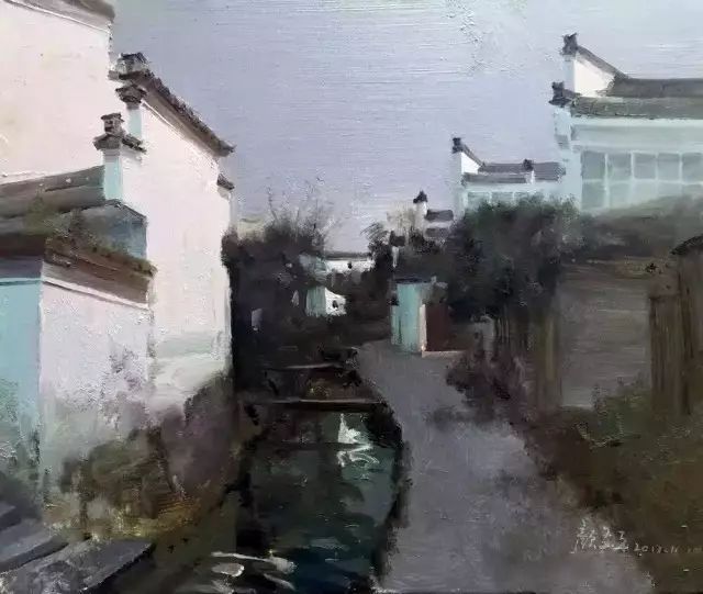 优秀的色彩风景写生作品,下乡风景速写写生教程