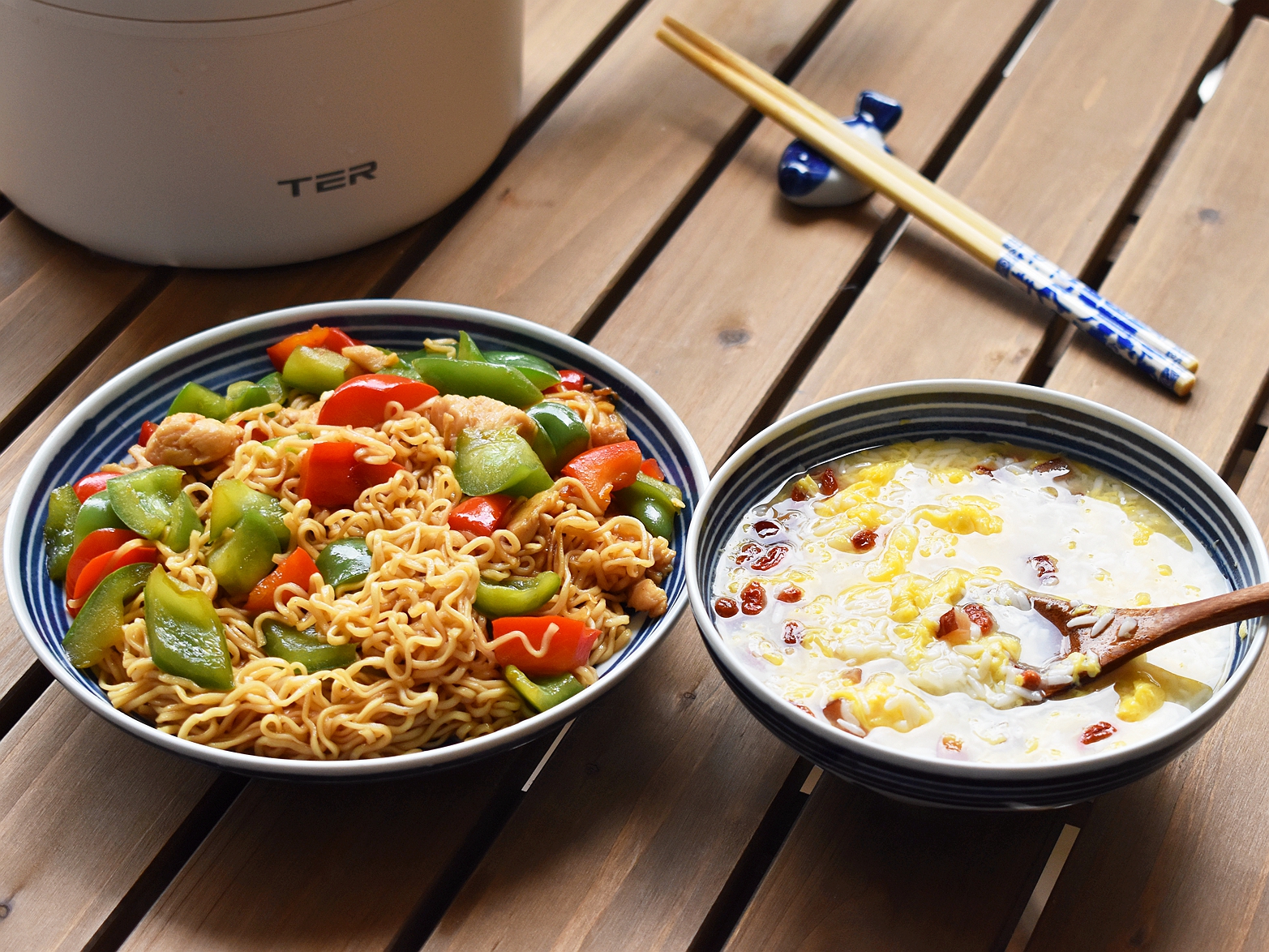 一个人的午餐简单而惬意,自律早餐与午餐