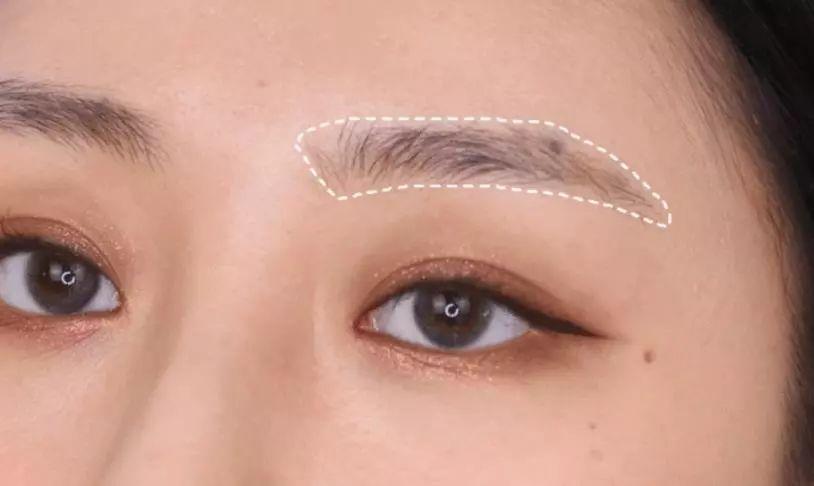 野生眉一年后真实效果眉毛的画法,新手眉毛画法教程八字眉