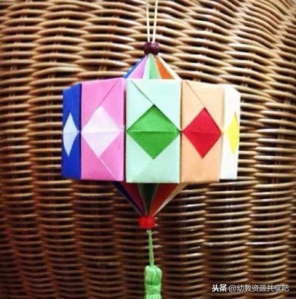 幼儿园创意新年手工灯笼,幼儿园春节创意灯笼手工