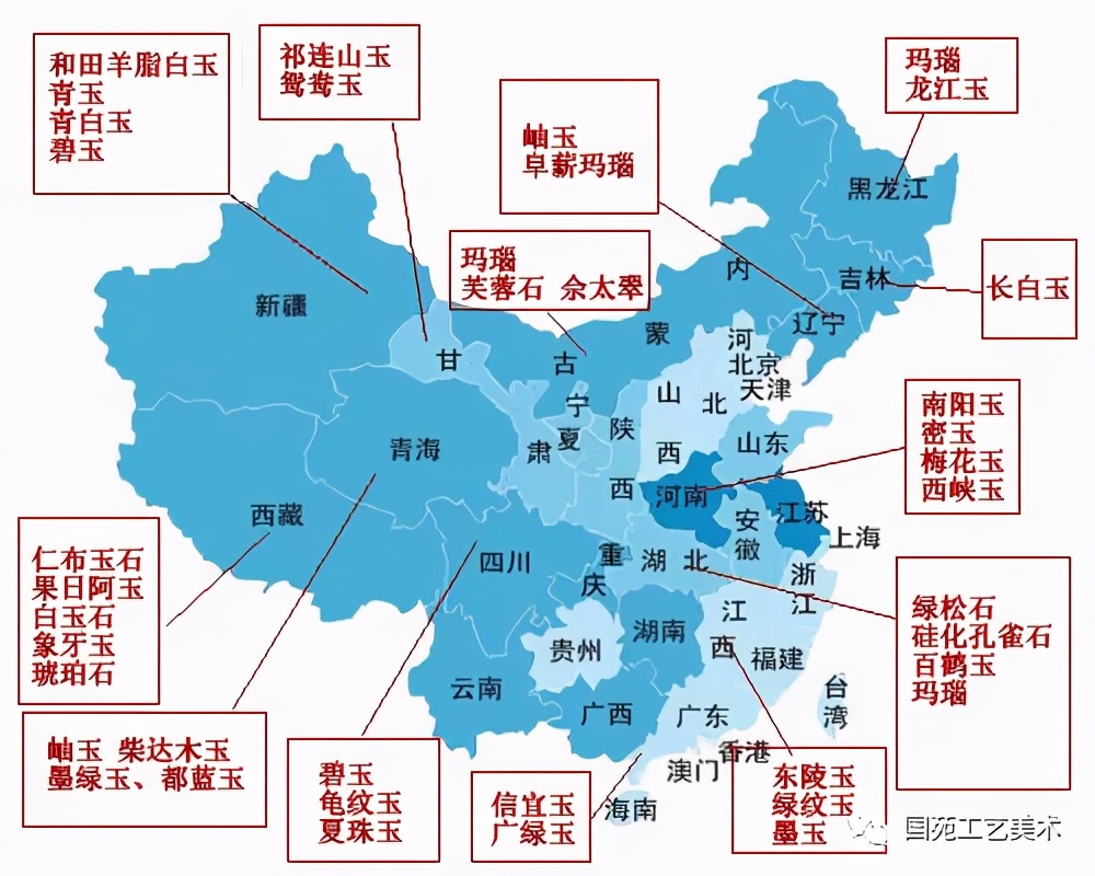 玉石种类排行榜前十名及图片,中国玉石名录里有多少种玉