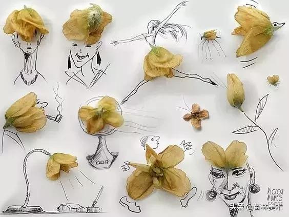 100种插画创意方法,好看的小插画铅笔