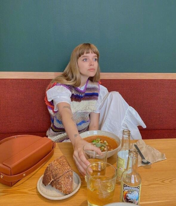 法式奶油风马卡龙色系,韩系穿搭马卡龙色系