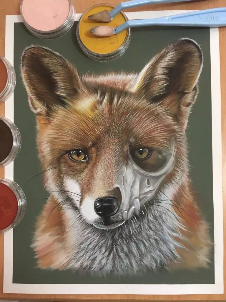 3d立体画写实彩铅,超写实彩铅手绘细腻的让人咋舌