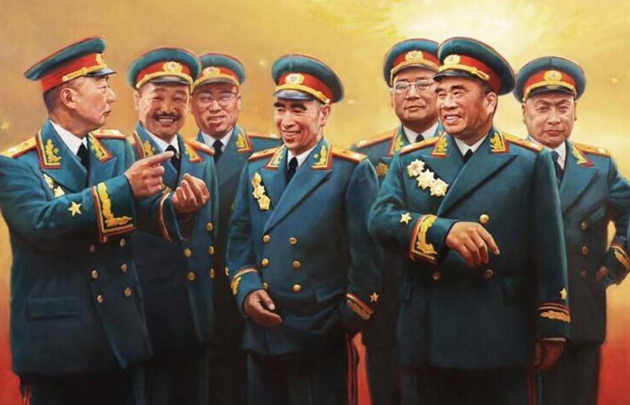 1955年授军衔仪式现有几人,1955年军衔授衔仪式真实影像