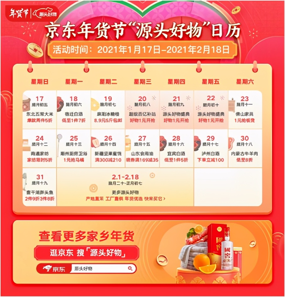 京东年货节1月20日正式开启，“春节也送货”带来家乡年味儿