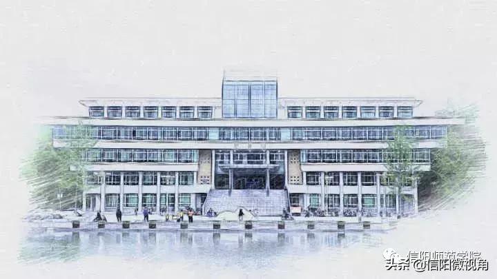 信阳师院素描画,信阳师范手绘图