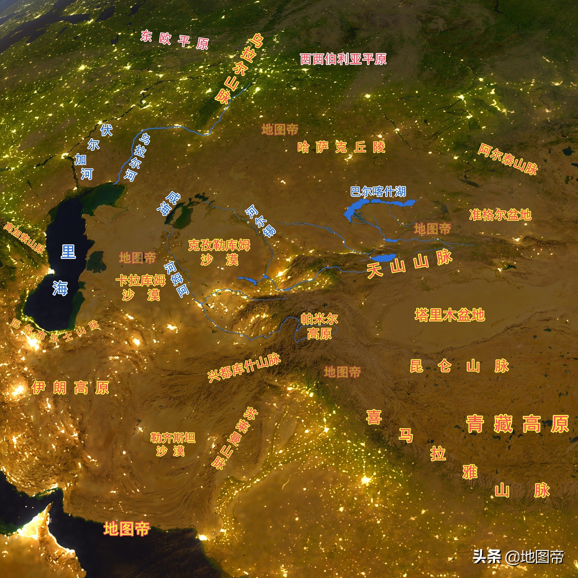 中亚五国为什么哈萨克斯坦最富,中亚第一大国在哈萨克斯坦