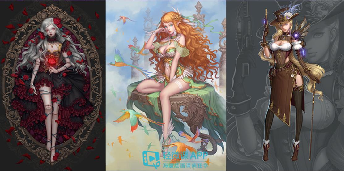 黑暗系动漫人物怎么画教程,欧美式画风怎么画动漫人物