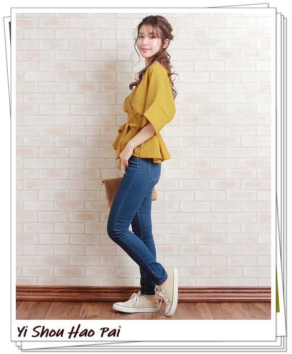 上衣塞进裤子上身短,上衣塞进下装