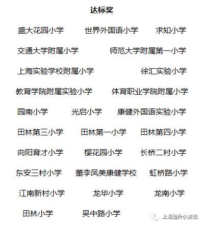 上海徐汇区优质小学,上海徐汇区小学排名最新排名