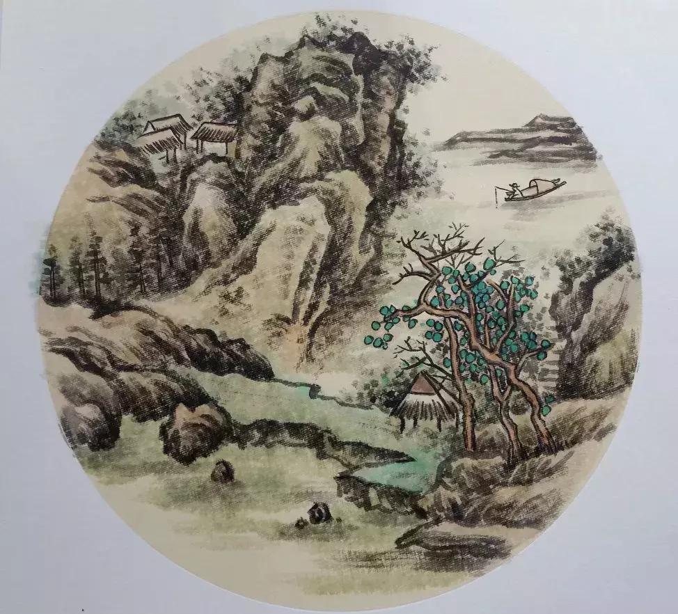 大师教你画山水画,山水画怎么画教程