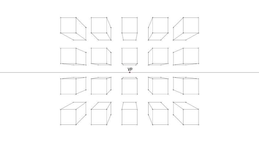 一点透视法画建筑教程视频,手绘建筑两点透视图画法步骤详解