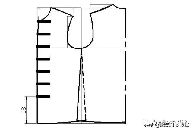 中式男装长袖裁剪与制作,零基础中式服装裁剪教程大全