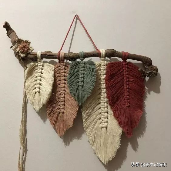 旧棉绳编叶子的方法,旧棉绳编叶子方法