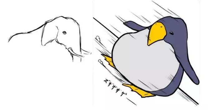 动物园里的大象变成了小企鹅？这位画家会魔法吧