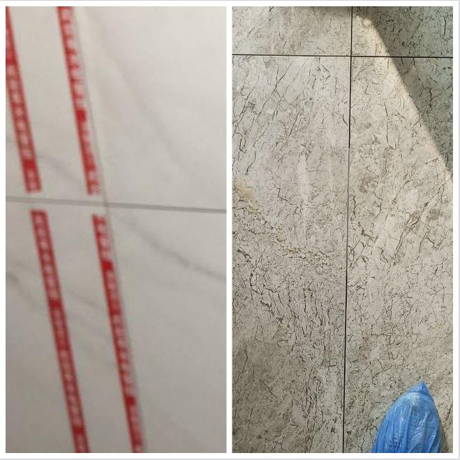 美缝剂施工方法哪种效果好,雨虹美缝剂银灰色施工效果