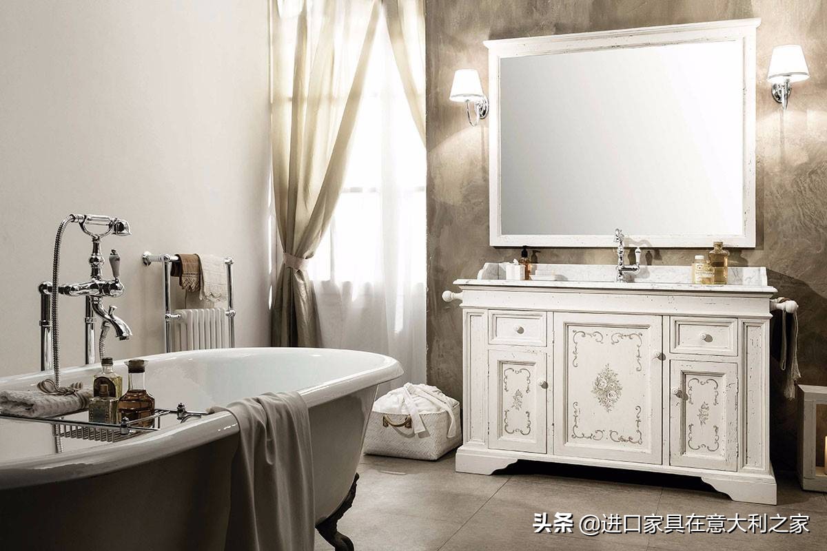浴室柜最新款图片轻奢简欧,浴室柜款式法式轻奢