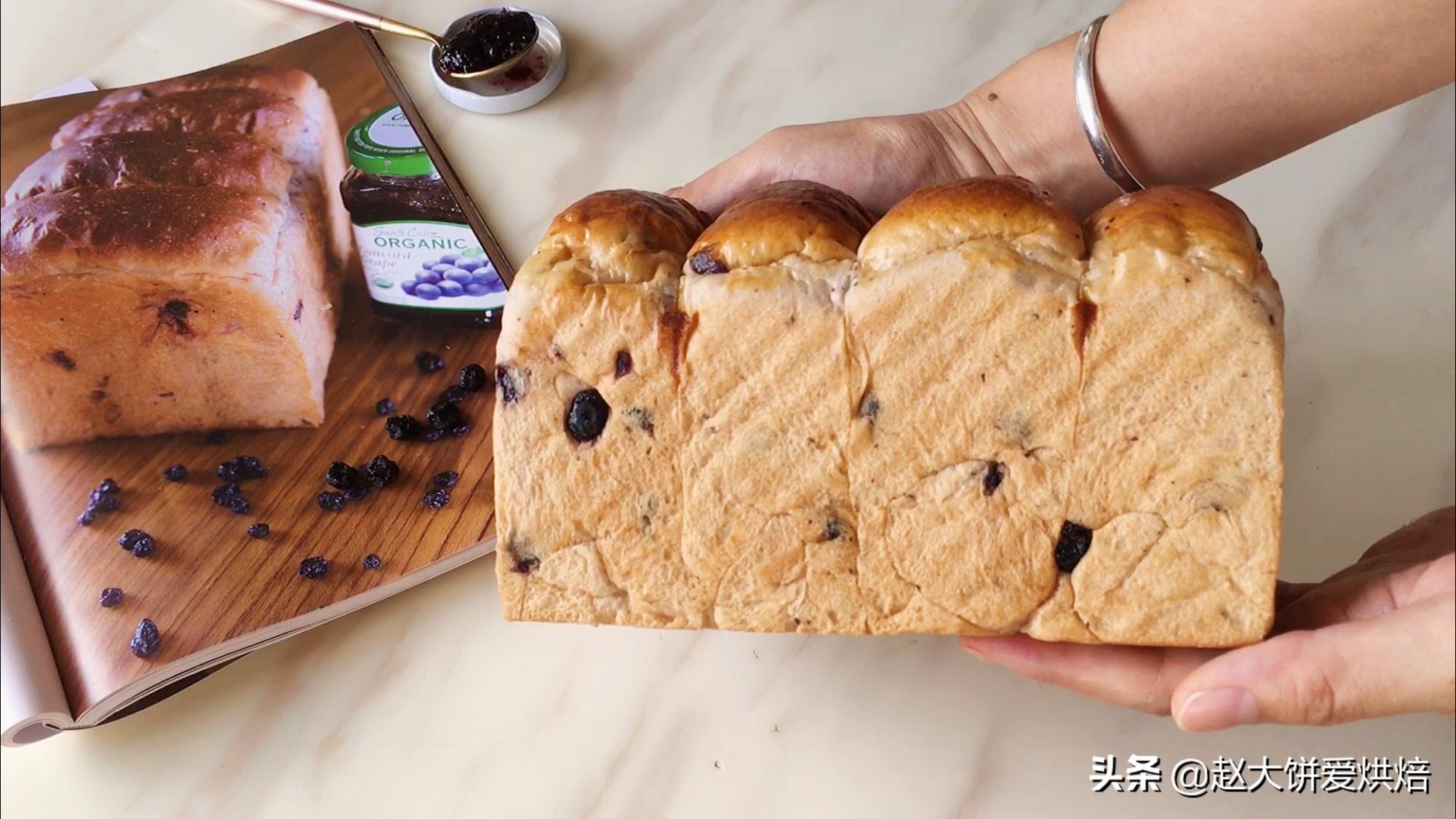 法式蓝莓吐司,简单粗暴蓝莓吐司