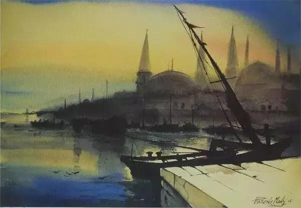 水彩大神之作,国外大师水彩值得一看