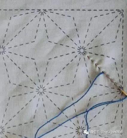 刺绣教程新手入门结粒绣,刺子绣基础入门针法教程