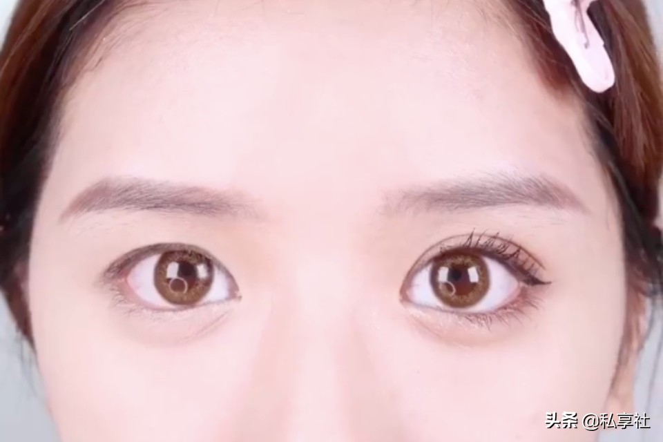 眼线眼影假睫毛双眼皮贴,单眼皮无辜大眼妆眼线画法