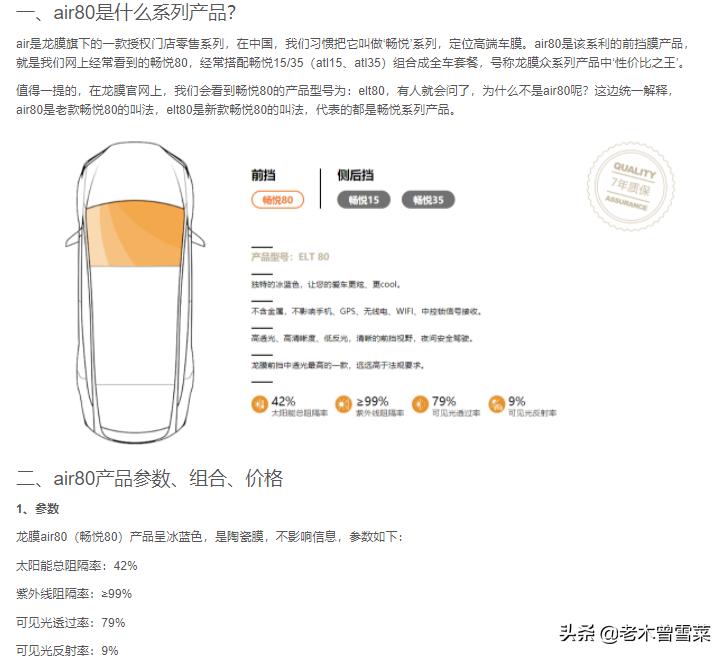 龙膜和康得新车膜哪个好,康得新s70车膜与龙膜哪个好