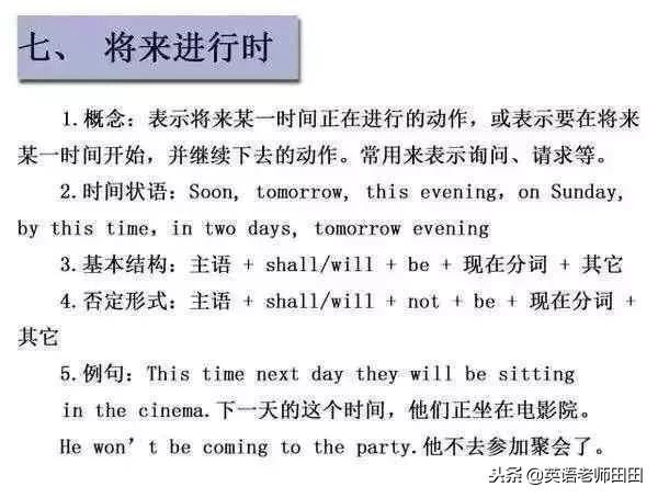 英语16种时态和语态一览表,英语语法的16种时态
