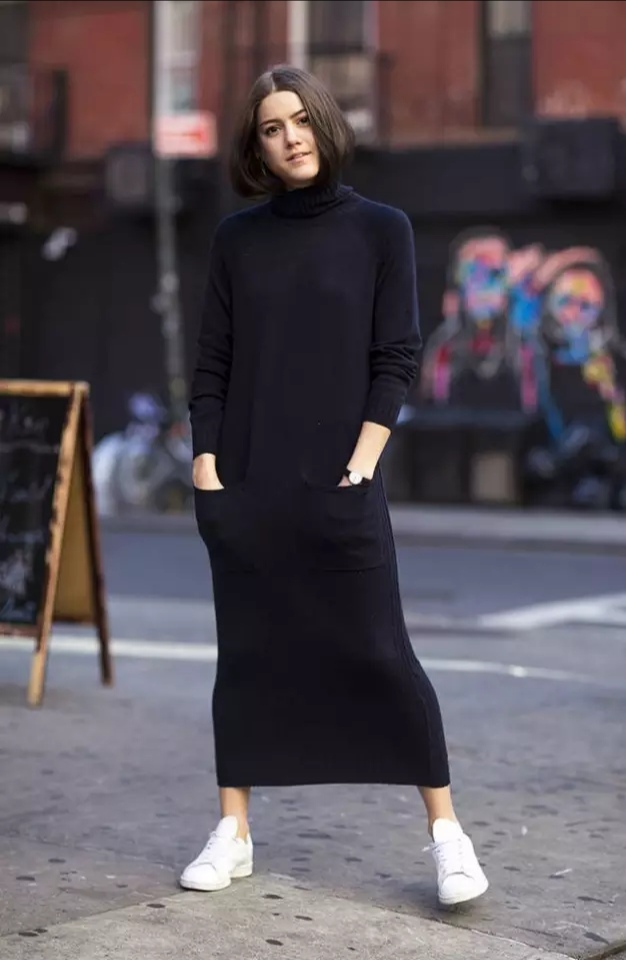 女童长袖裙子春秋毛衣裙,一条毛衣裙穿出你想要的时髦感