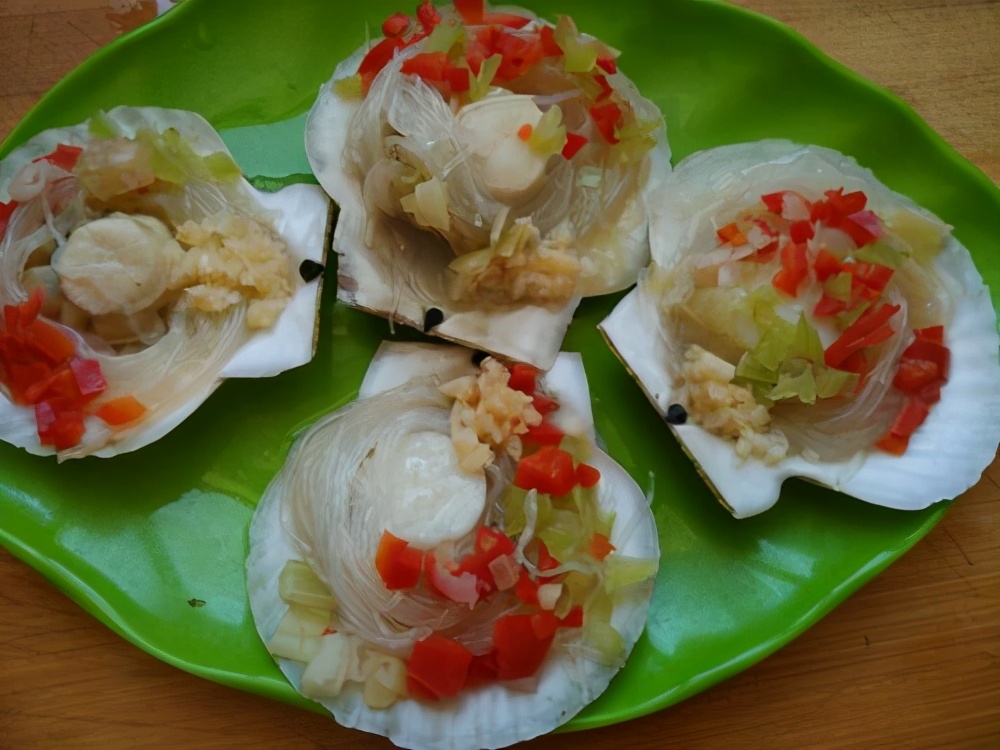 蒜蓉粉丝蒸扇贝做法扇贝怎么处理,已经蒸熟的扇贝能不能做蒜蓉扇贝