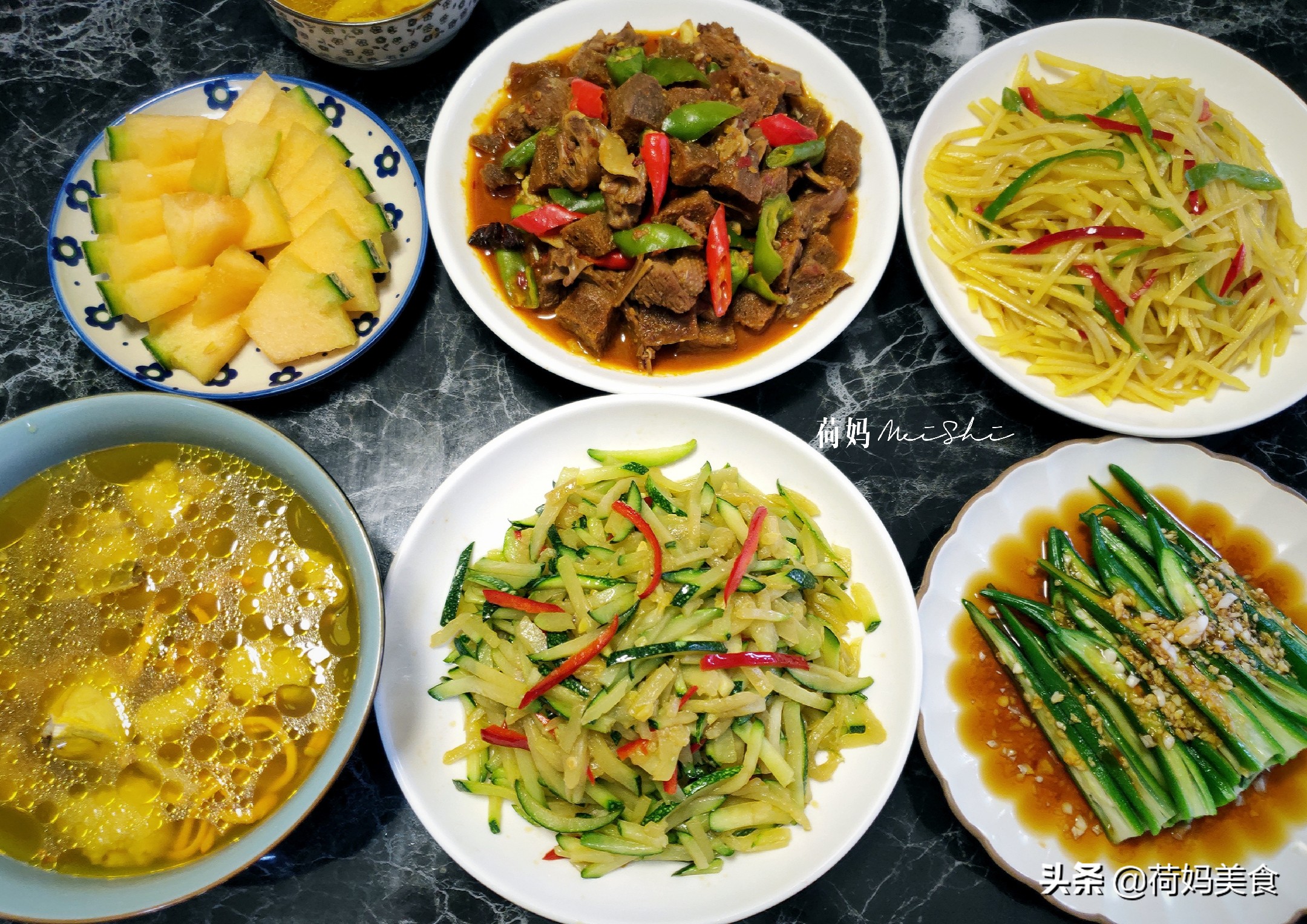 家常九个菜,适合在家做的九桌家常饭菜