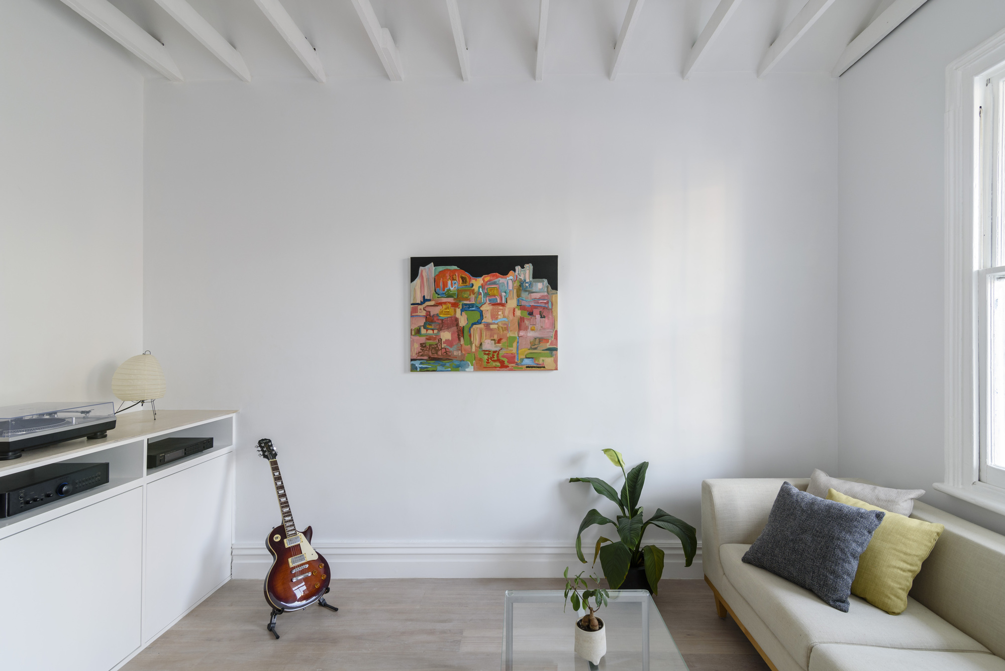 冬日氛围感欧式小屋,直线型台灯