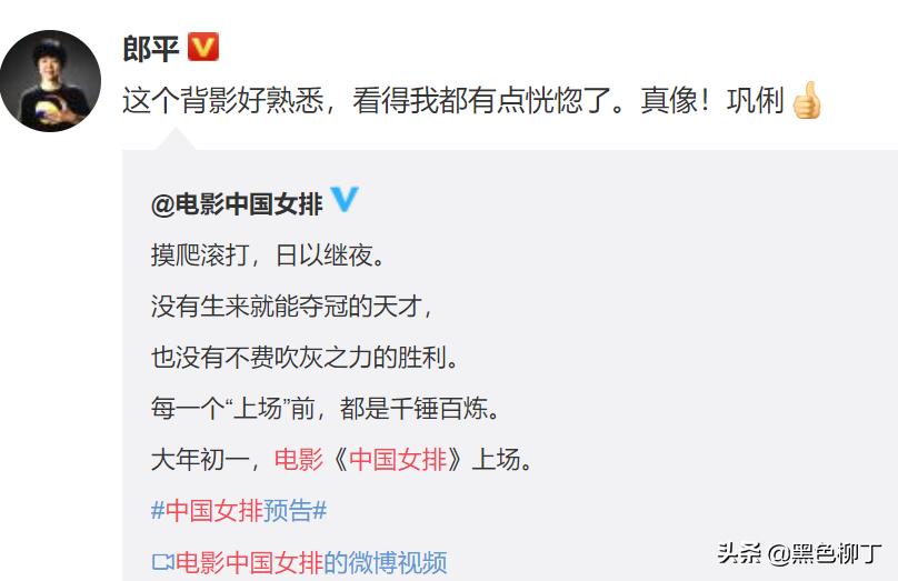 “达康书记”演*伟民袁**！郎平点赞预告片：真像！看得我都恍惚了