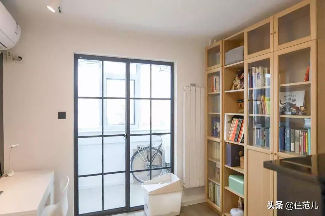 厨房客厅一体加书房小户型,小户型书房客餐一体