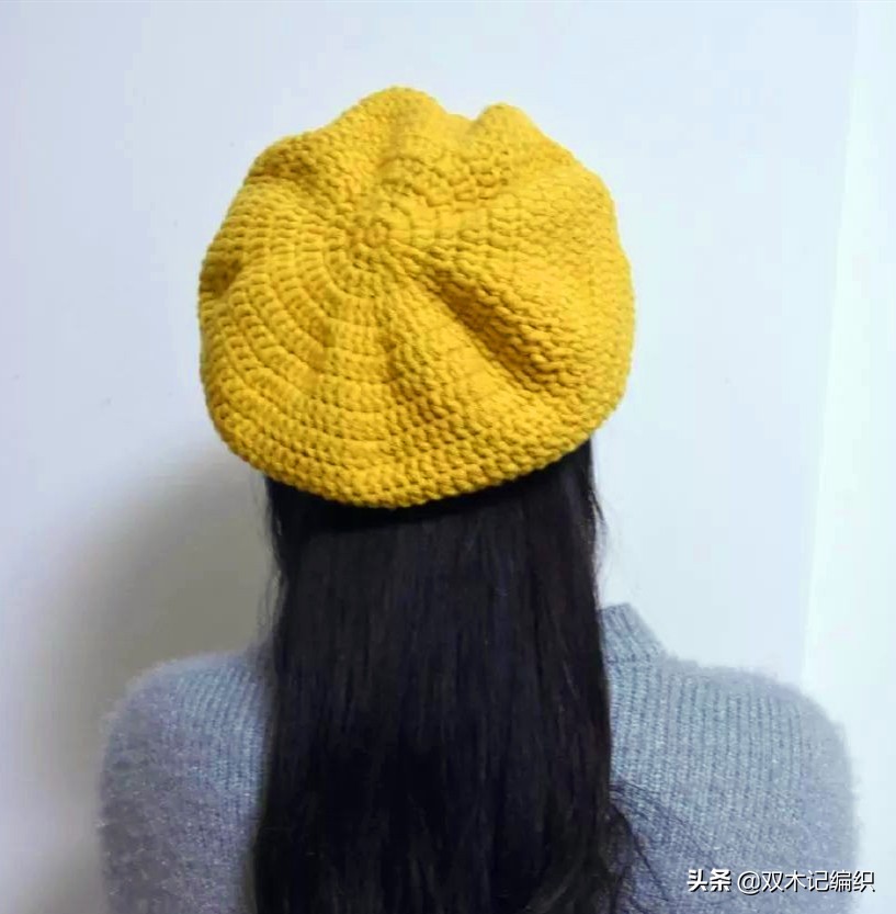 冬天到了怎么织帽子,自己织的太阳帽