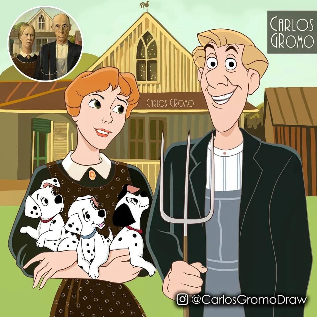 迪士尼名画作品,迪士尼名画