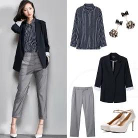 冬天小西装怎么搭配好,小西装怎么搭配好看女小个子