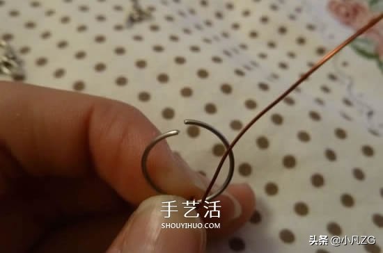 铜线手工制作手链,铜丝手链diy