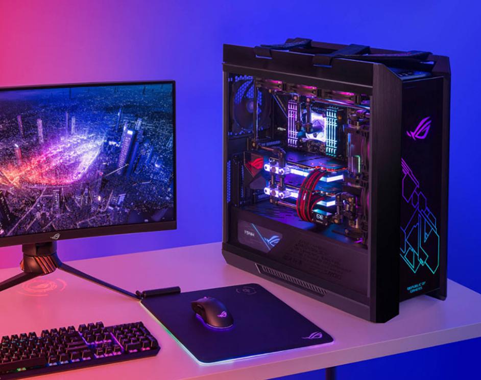 联力包豪斯o11devorgb黑色,rog粉