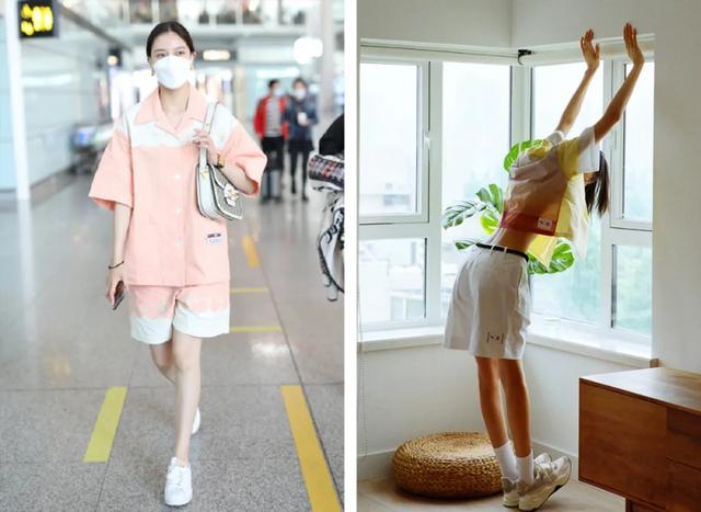 梨形身材高腰中腿裤,爸爸裤子直筒小个子