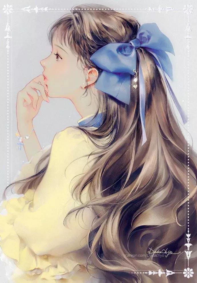 浓重的日式古风插画可爱又迷人,超有故事感的古风中国风插画