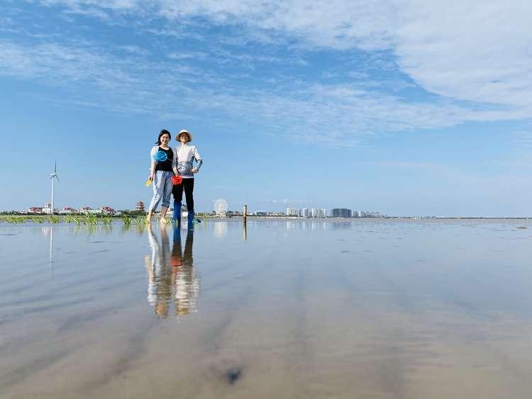上海沙滩景区,上海奉贤海湾沙滩