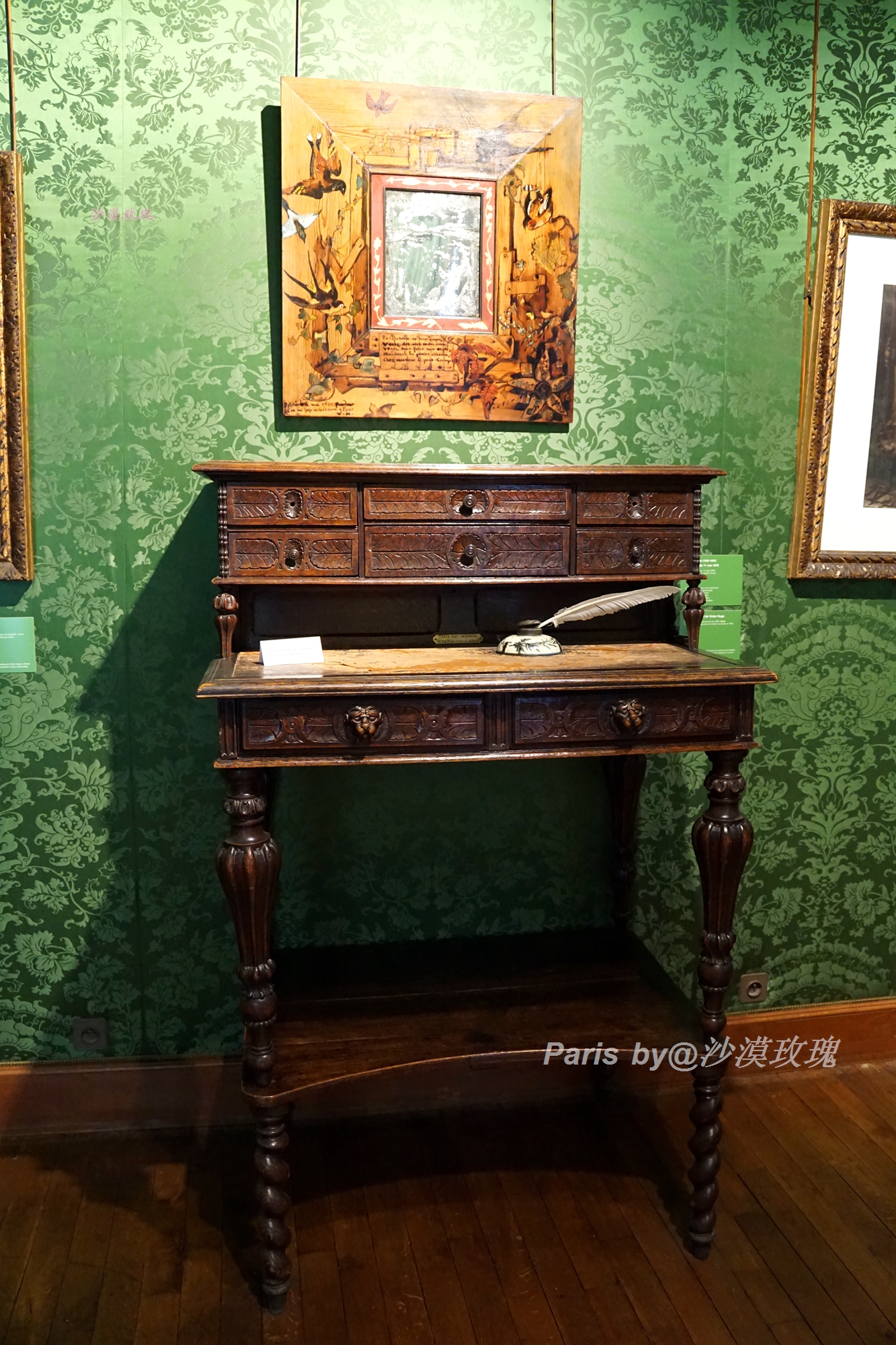 他从未来过中国，却热爱东方文化，为情人亲手设计了“中国沙龙”