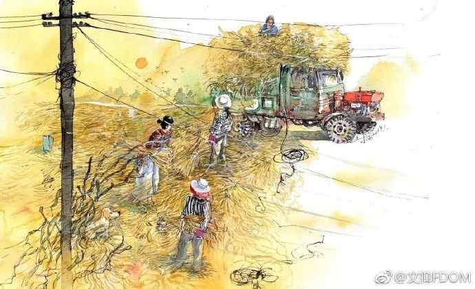 淡彩钢笔画技法,钢笔淡彩画基本知识
